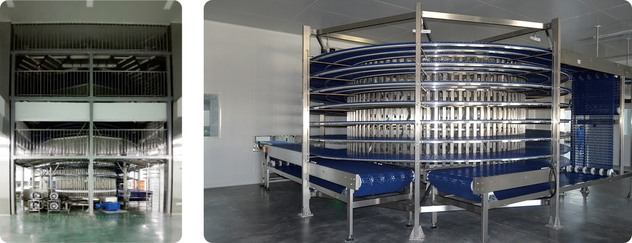 Stainless Steel Spiral Cooling Equipment